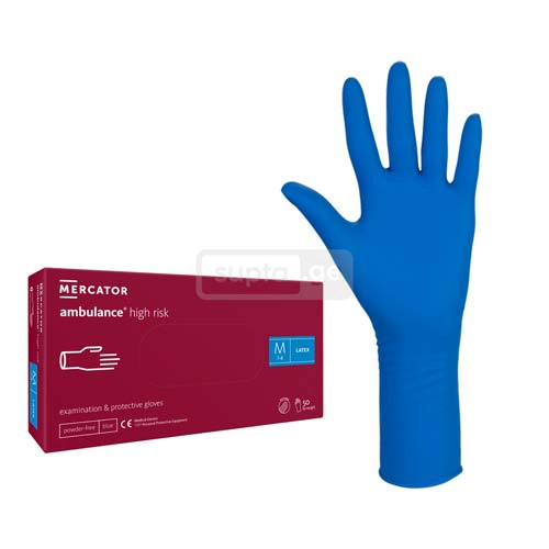 Latex extremely thick and strong gloves MEDIUM 50pcs